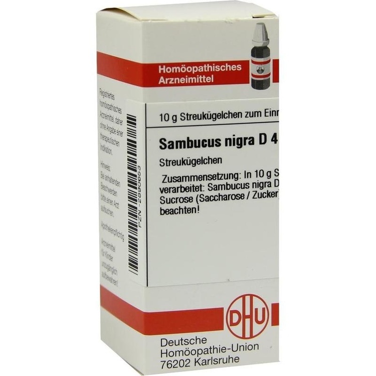 SAMBUCUS NIGRA D 4 Globuli 10 g