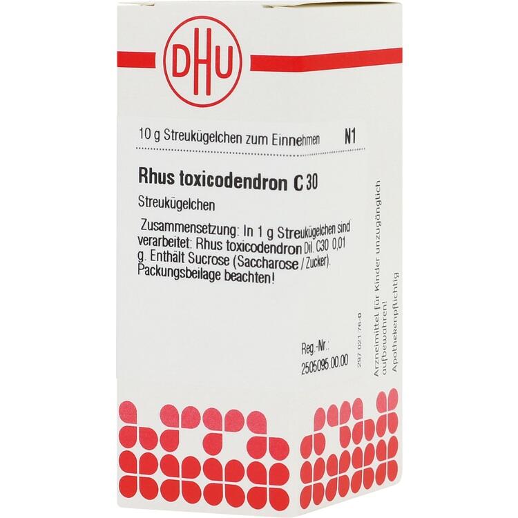 RHUS TOXICODENDRON C 30 Globuli 10 g