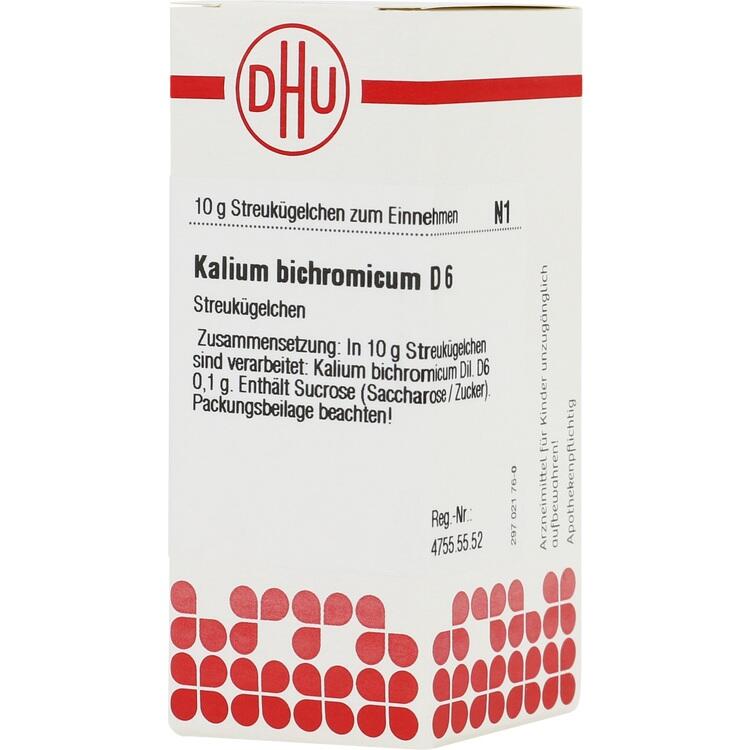 KALIUM BICHROMICUM D 6 Globuli 10 g