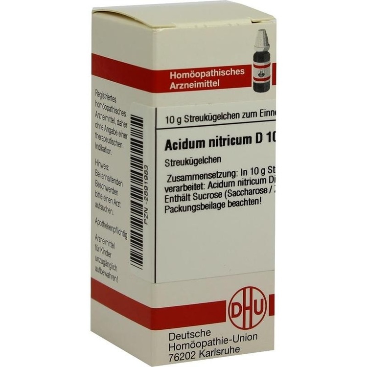 ACIDUM NITRICUM D 10 Globuli 10 g