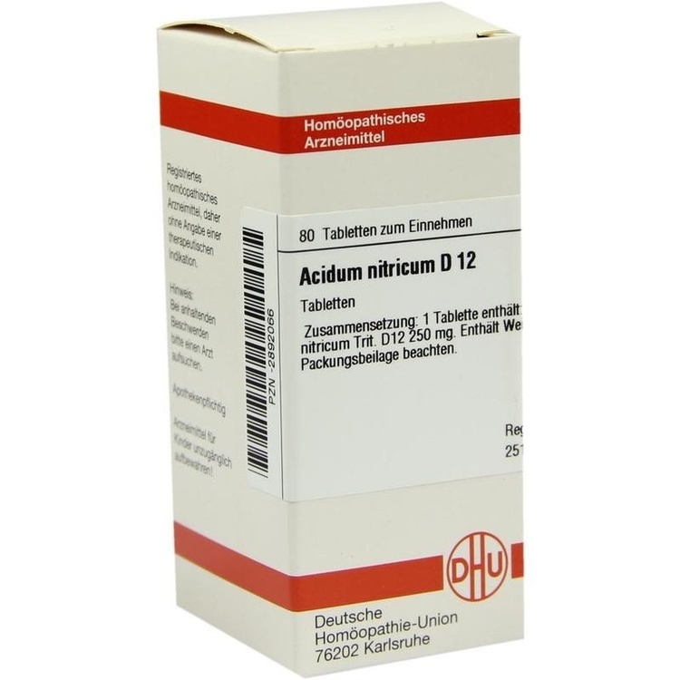 ACIDUM NITRICUM D 12 Tabletten 80 St