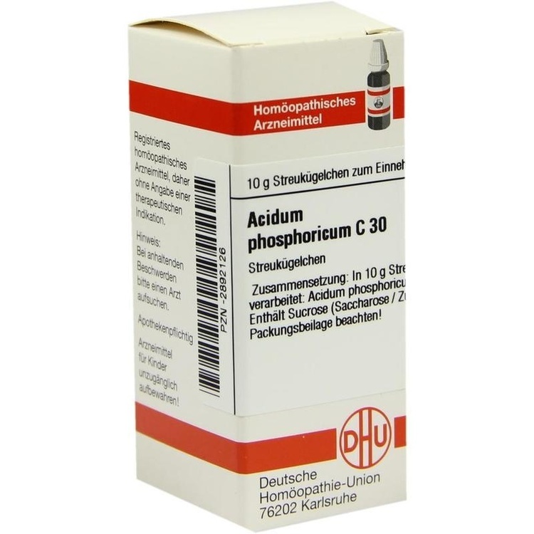 ACIDUM PHOSPHORICUM C 30 Globuli 10 g