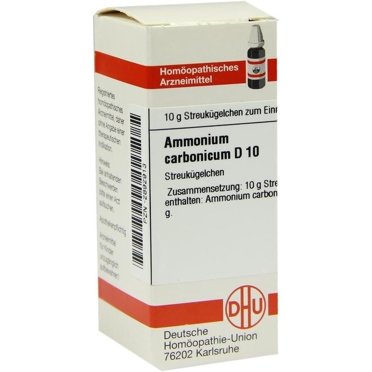 AMMONIUM CARBONICUM D 10 Globuli 10 g