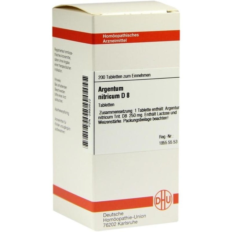 ARGENTUM NITRICUM D 8 Tabletten 200 St