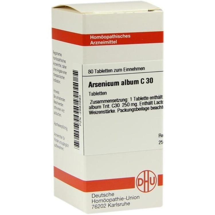 ARSENICUM ALBUM C 30 Tabletten 80 St