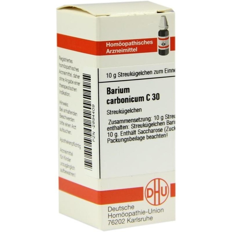 BARIUM CARBONICUM C 30 Globuli 10 g