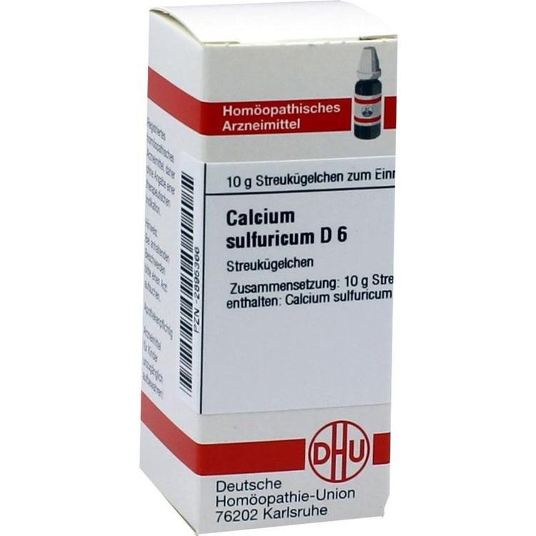 CALCIUM SULFURICUM D 6 Globuli 10 g