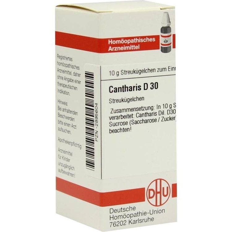 CANTHARIS D 30 Globuli 10 g