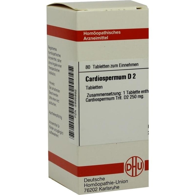 CARDIOSPERMUM D 2 Tabletten 80 St