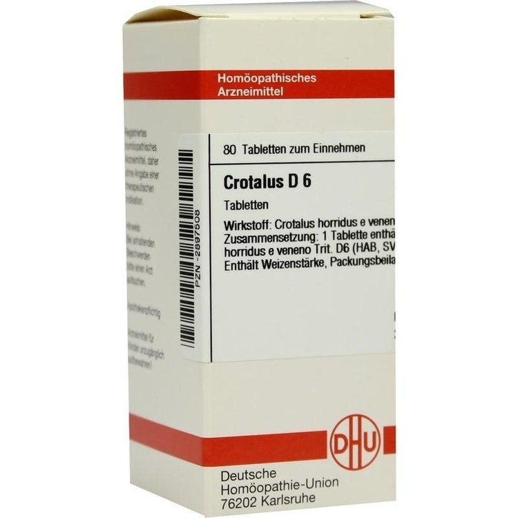 CROTALUS D 6 Tabletten 80 St