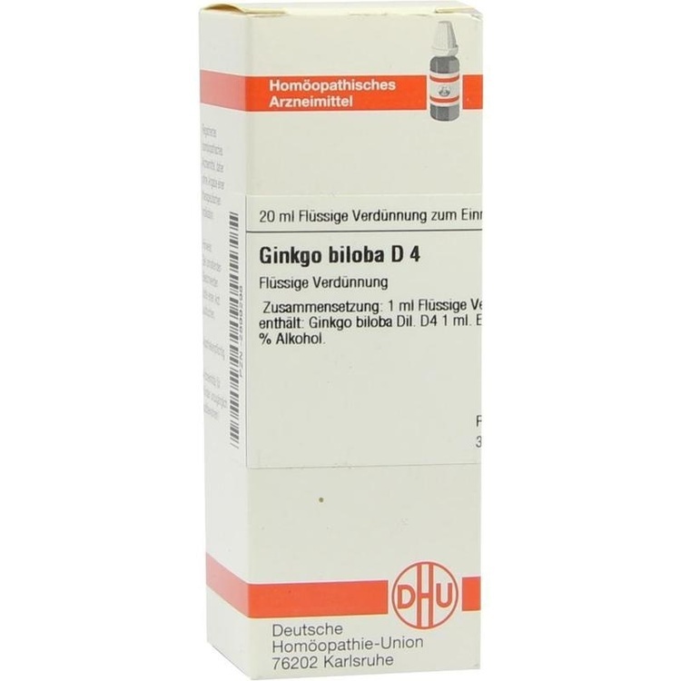 GINKGO BILOBA D 4 Dilution 20 ml