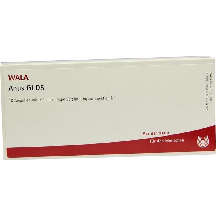 ANUS GL D 5 Ampullen 10X1 ml