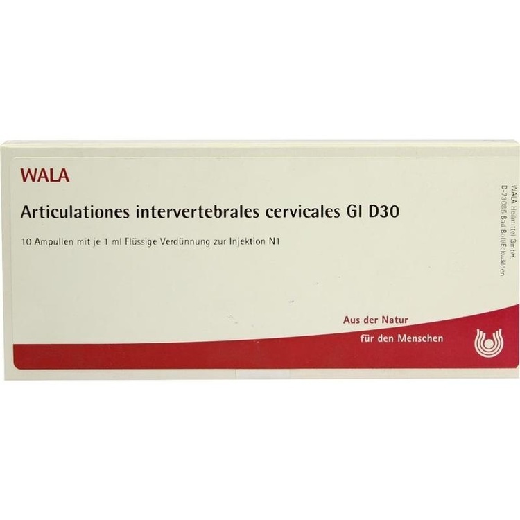 ARTICULATIONES intervertebral.cerv.GL D 30 Amp. 10X1 ml