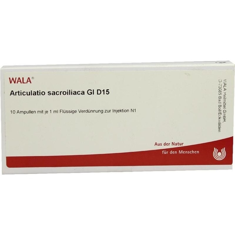 ARTICULATIO sacroiliaca GL D 15 Ampullen 10X1 ml