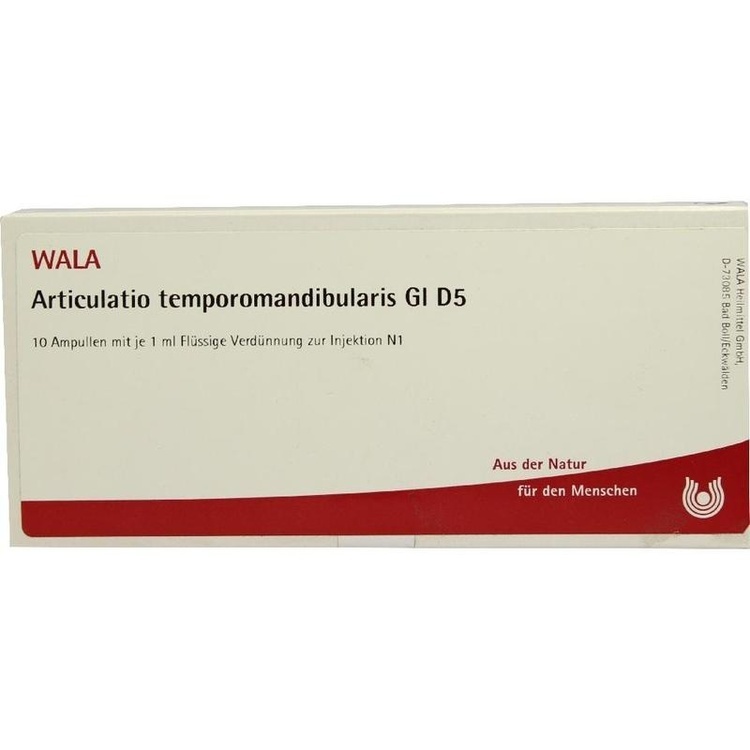 ARTICULATIO temporomandibularis GL D 5 Ampullen 10X1 ml