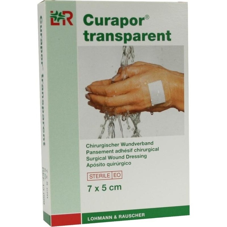 CURAPOR Wundverband steril transparent 5x7 cm 5 St