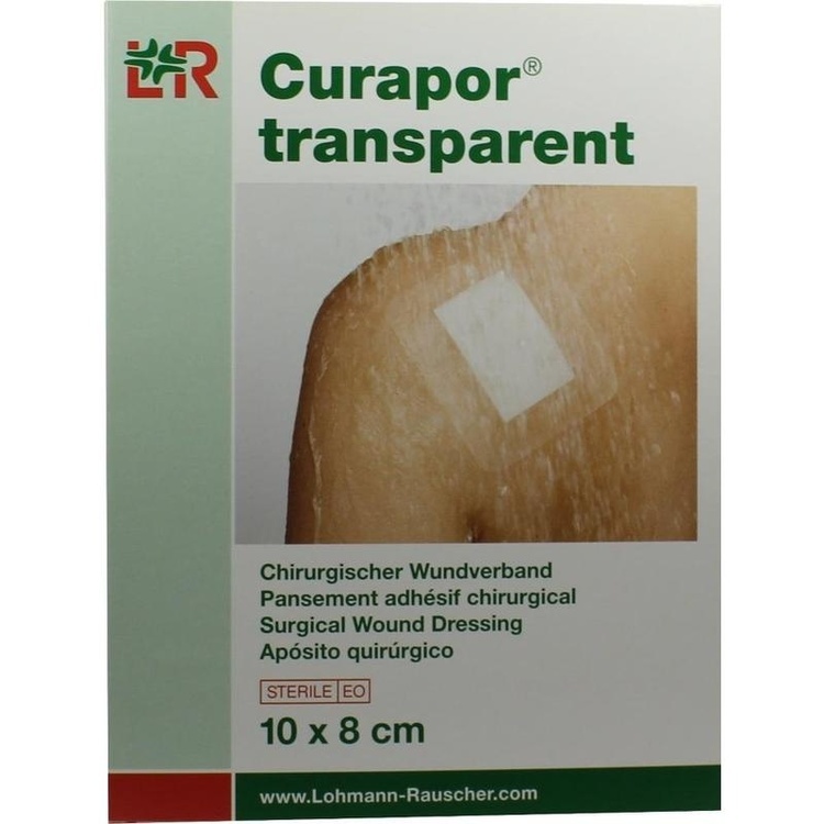 CURAPOR Wundverband steril transparent 8x10 cm 5 St