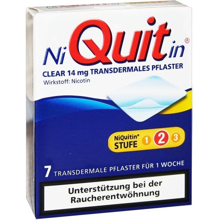 NIQUITIN Clear 14 mg transdermale Pflaster 7 St