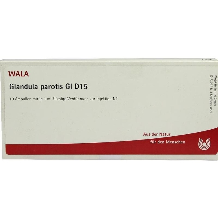 GLANDULA PAROTIS GL D 15 Ampullen 10X1 ml