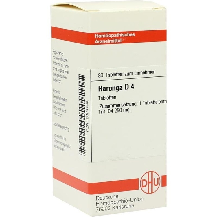 HARONGA D 4 Tabletten 80 St