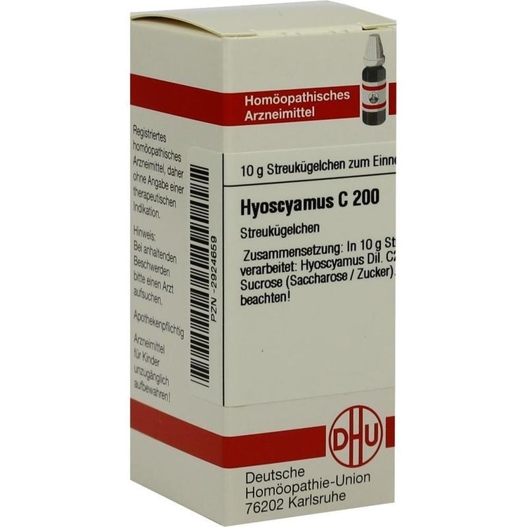 HYOSCYAMUS C 200 Globuli 10 g