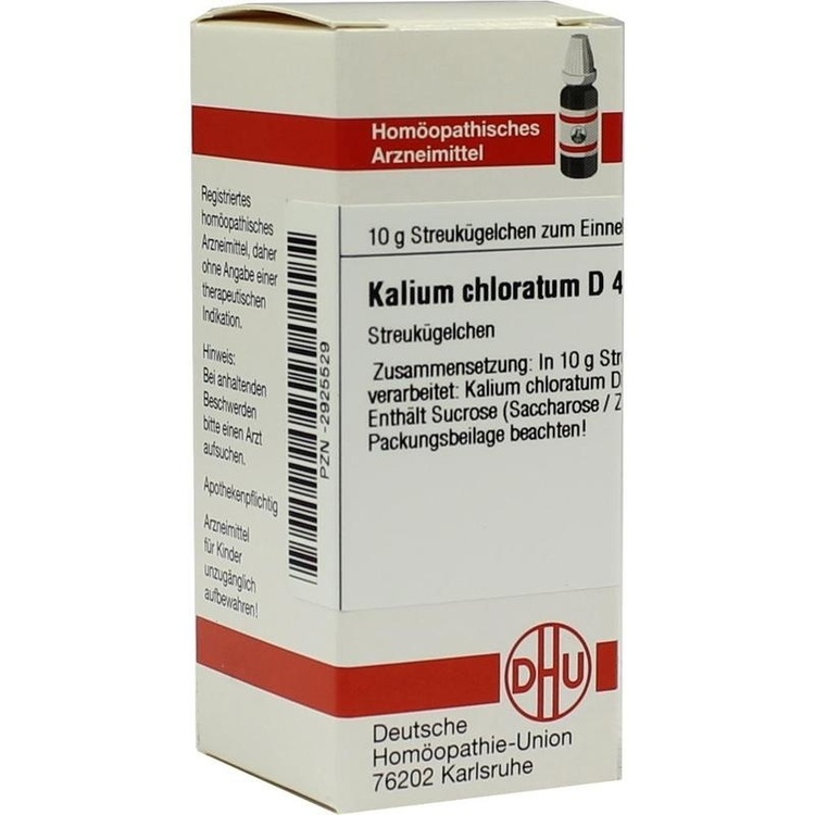 KALIUM CHLORATUM D 4 Globuli 10 g