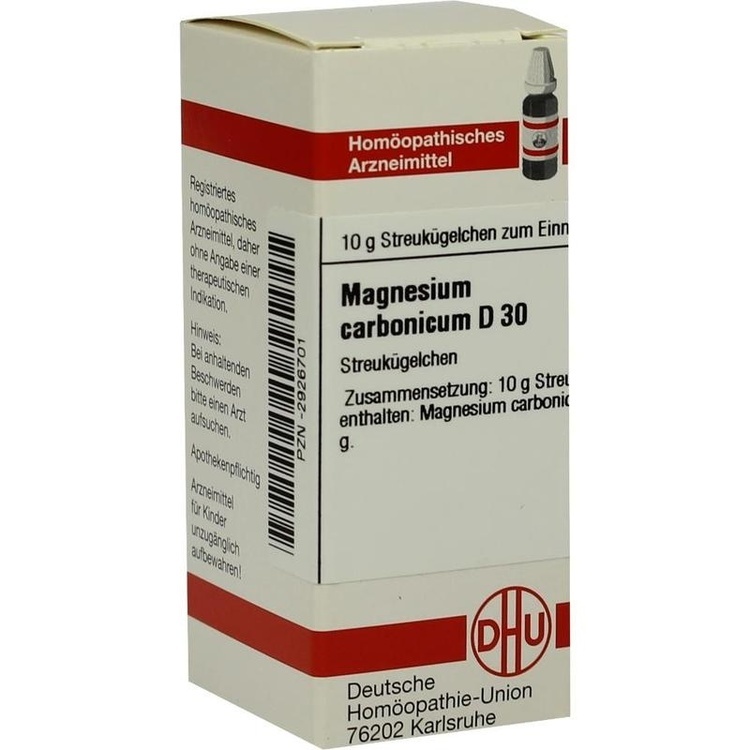 MAGNESIUM CARBONICUM D 30 Globuli 10 g