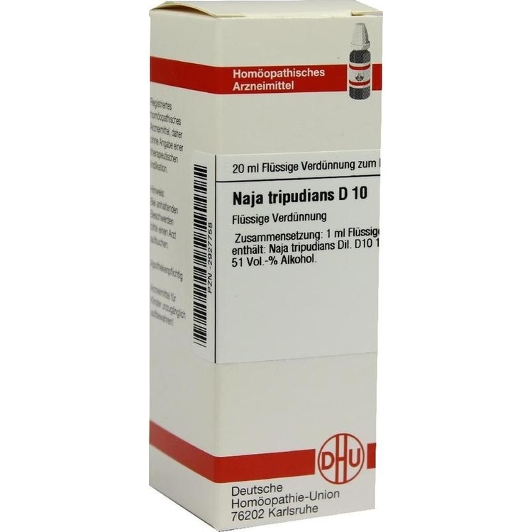 NAJA TRIPUDIANS D 10 Dilution 20 ml