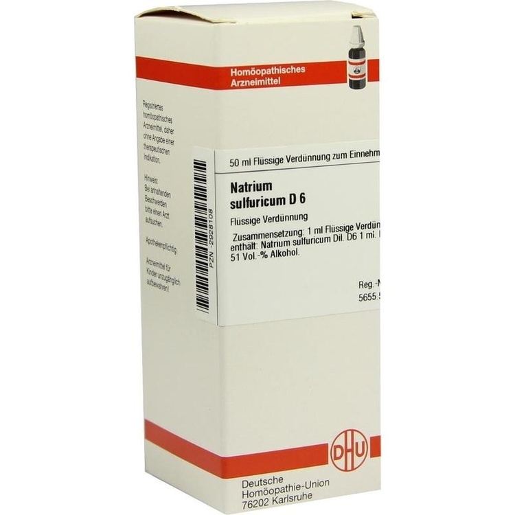 NATRIUM SULFURICUM D 6 Dilution 50 ml