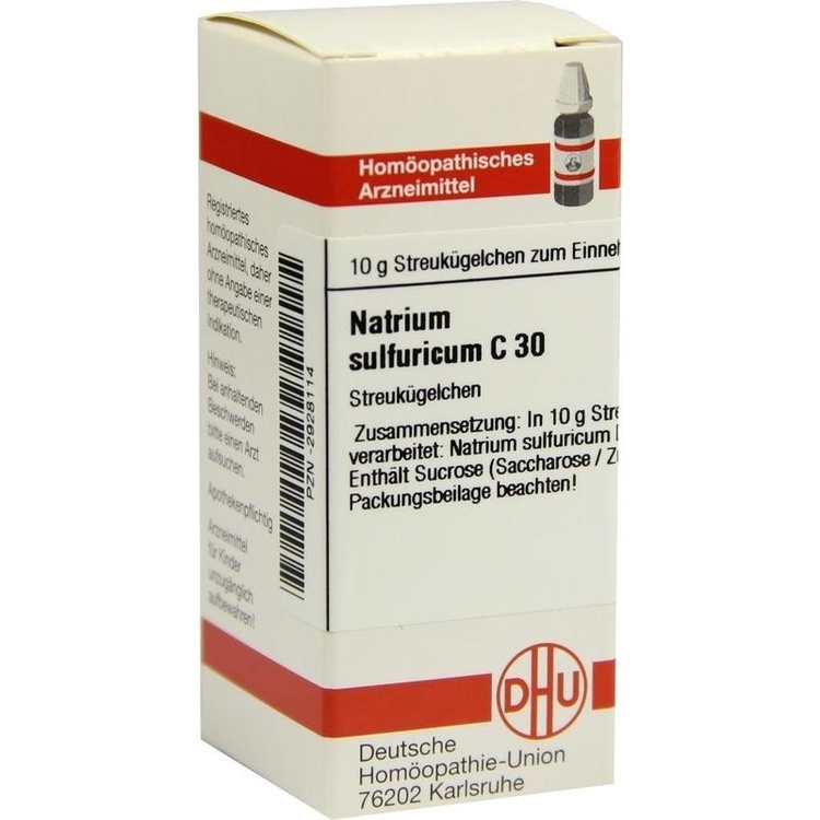 NATRIUM SULFURICUM C 30 Globuli 10 g