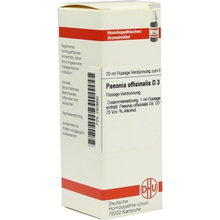 PAEONIA OFFICINALIS D 3 Dilution 20 ml