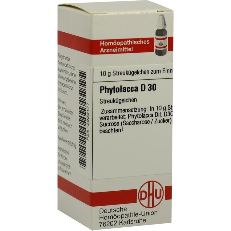 PHYTOLACCA D 30 Globuli 10 g