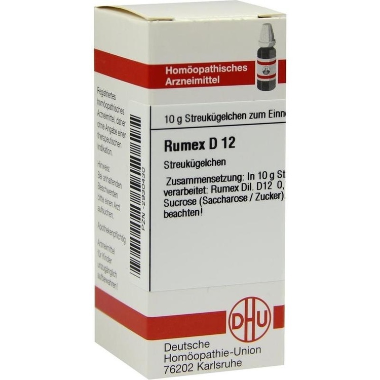 RUMEX D 12 Globuli 10 g