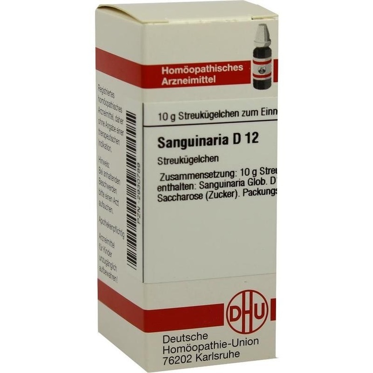 SANGUINARIA D 12 Globuli 10 g