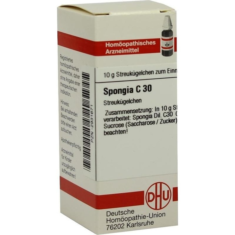 SPONGIA C 30 Globuli 10 g