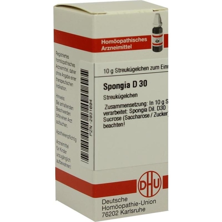 SPONGIA D 30 Globuli 10 g