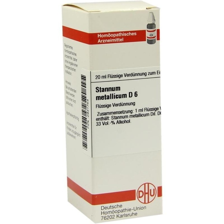 STANNUM METALLICUM D 6 Dilution 20 ml