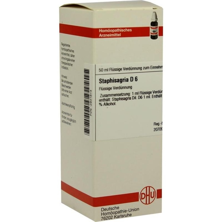 STAPHISAGRIA D 6 Dilution 50 ml