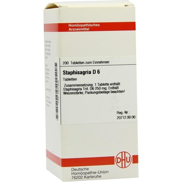 STAPHISAGRIA D 6 Tabletten 200 St