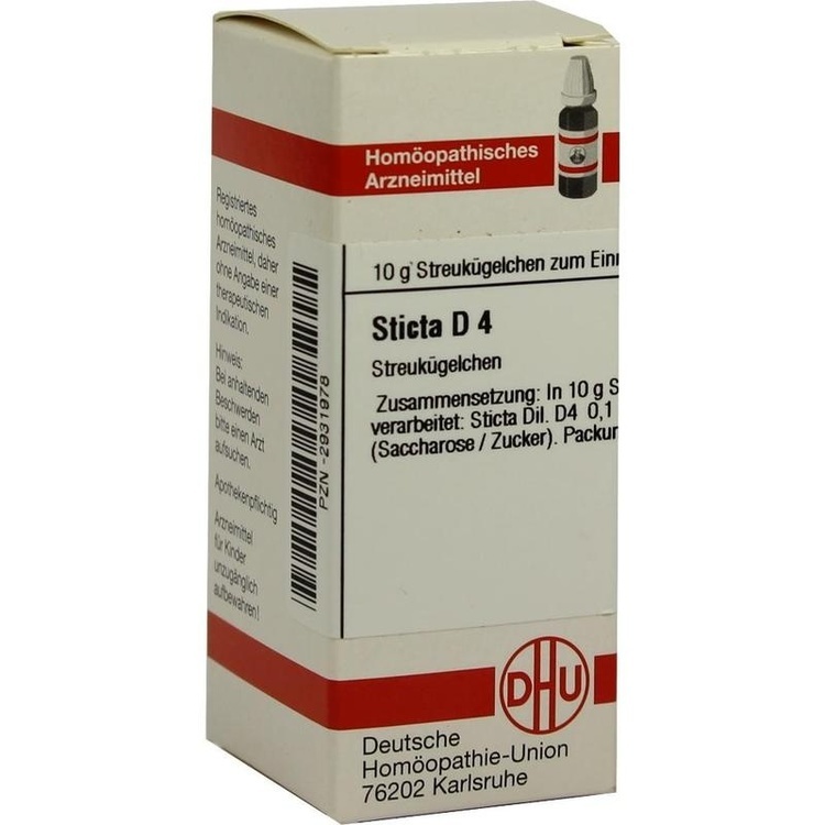 STICTA D 4 Globuli 10 g