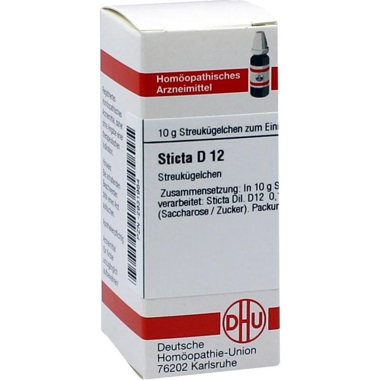 STICTA D 12 Globuli 10 g