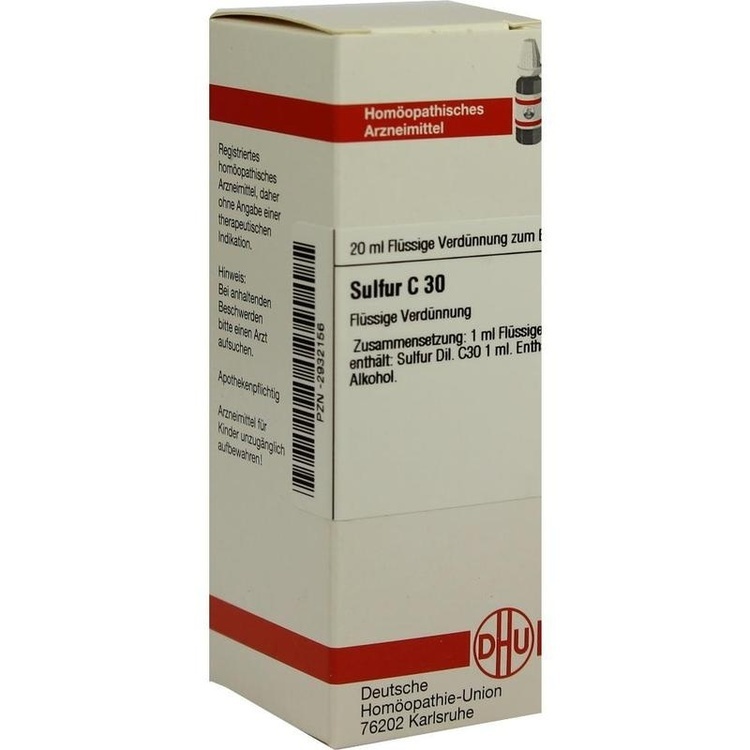 SULFUR C 30 Dilution 20 ml