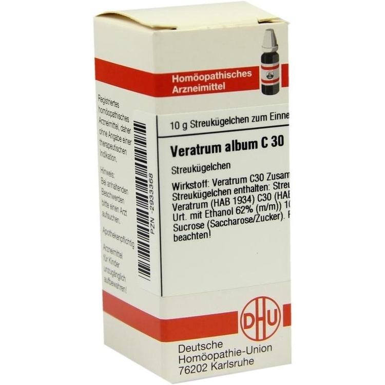 VERATRUM ALBUM C 30 Globuli 10 g