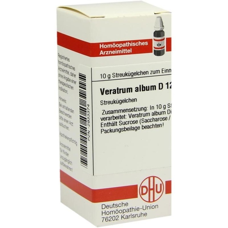 VERATRUM ALBUM D 12 Globuli 10 g