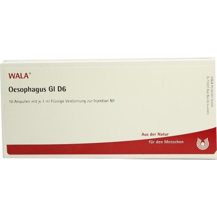 OESOPHAGUS GL D 6 Ampullen 10X1 ml