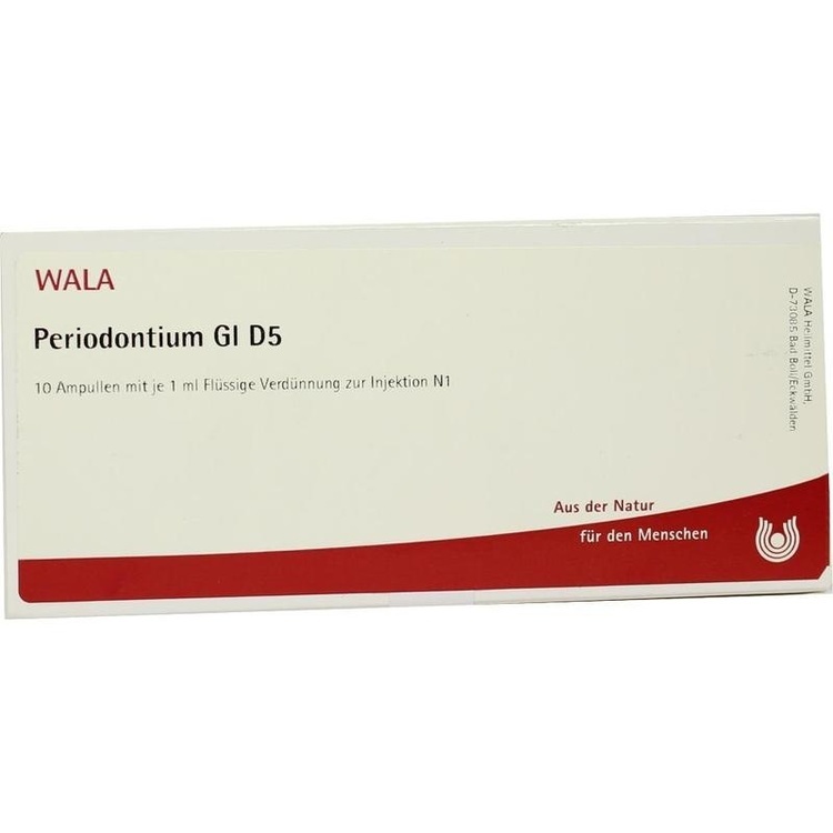 PERIODONTIUM GL D 5 Ampullen 10X1 ml