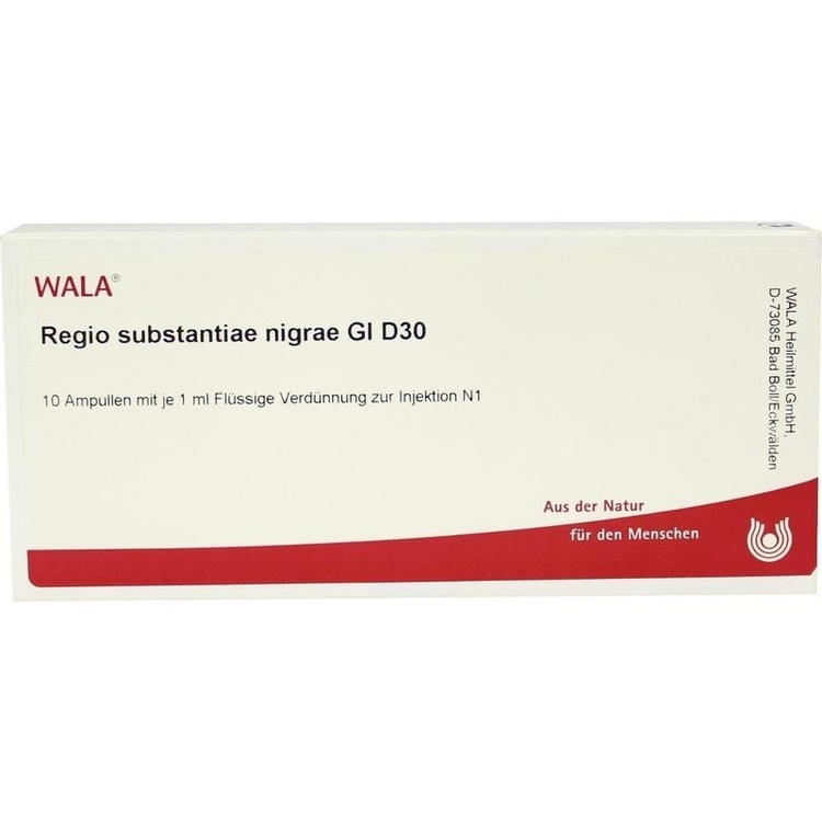 REGIO substantiae nigrae GL D 30 Ampullen 10X1 ml