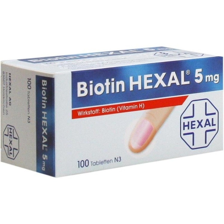 BIOTIN HEXAL 5 mg Tabletten 100 St