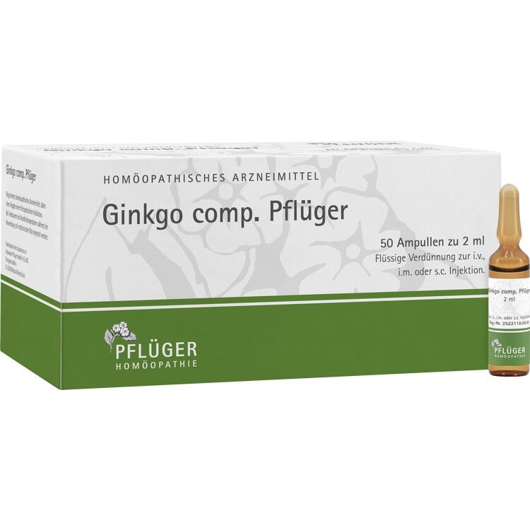 GINKGO COMP.Pflüger Ampullen 50 St