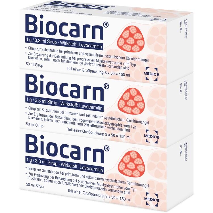 BIOCARN Sirup 3X50 ml